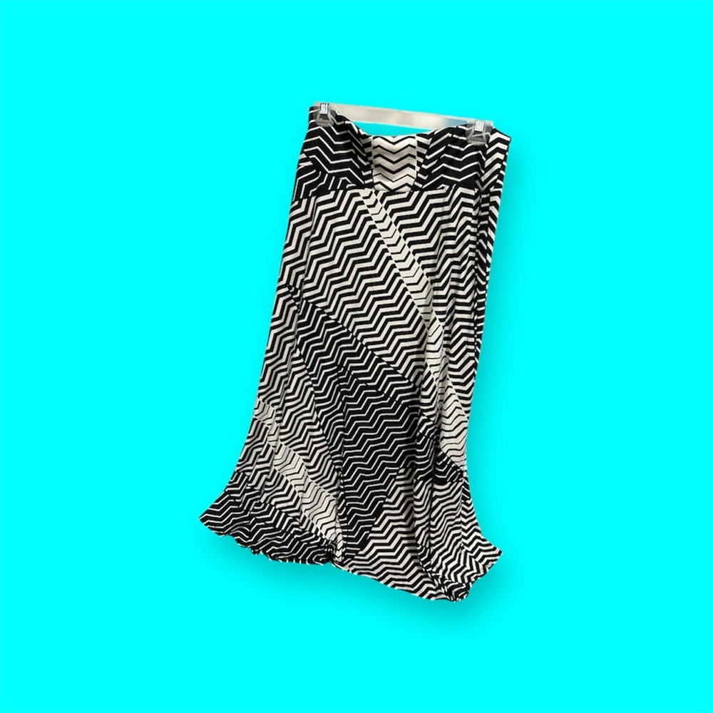 Sunny Leigh Black and White Maxi Skirt